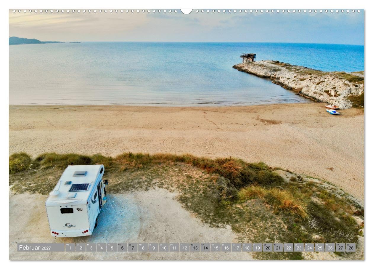 CALVENDO - Vanlife; Camping - Freiheit - Reisen (hochwertiger Premium Wandkalender 2027 DIN A2 quer), Kunstdruck in Hochglanz: Wohnmobil, Bulli oder Kastenwagen: das "Vanlife-Gefühl" macht süchtig.