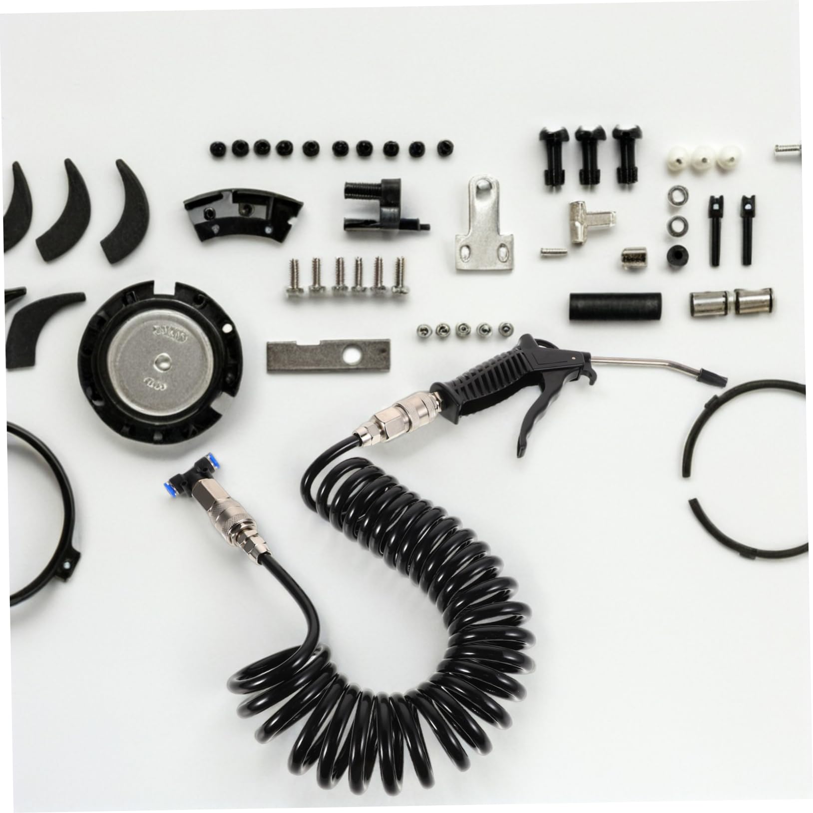 BESTYASH Kit de Soufflette à Air Comprimé pour Camion, 1 Set Noir