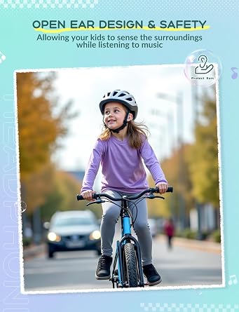 iClever OWS01 Kids Bluetooth Headphones, Air Conduction Open Ear Headphones