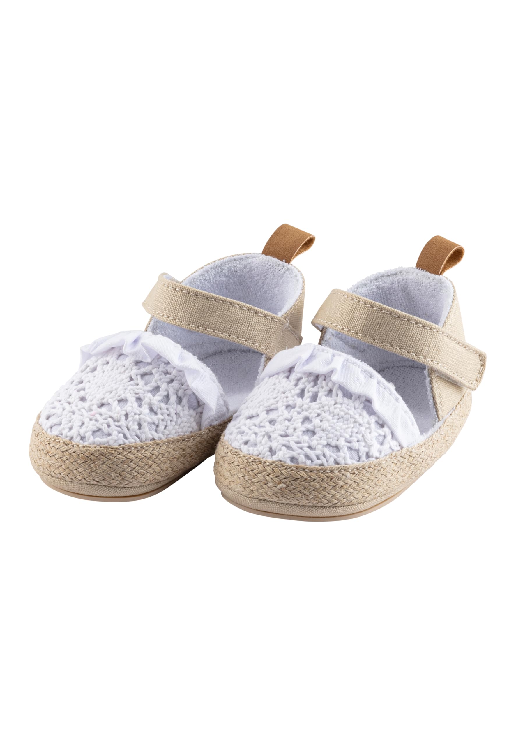 Sterntaler Baby Girl's Ballerinas Spitze Ballet Flat, White, 0.5 UK Child
