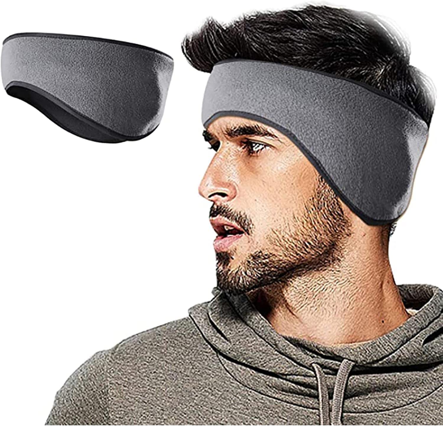 CareforYou® Unisex Nieuwe Mannen Vrouwen Winter Oor Muffs Warmers Pad Fleece Cover Wraps Oorbeschermers Oorwarmers Fit Meest Bruin 637304035