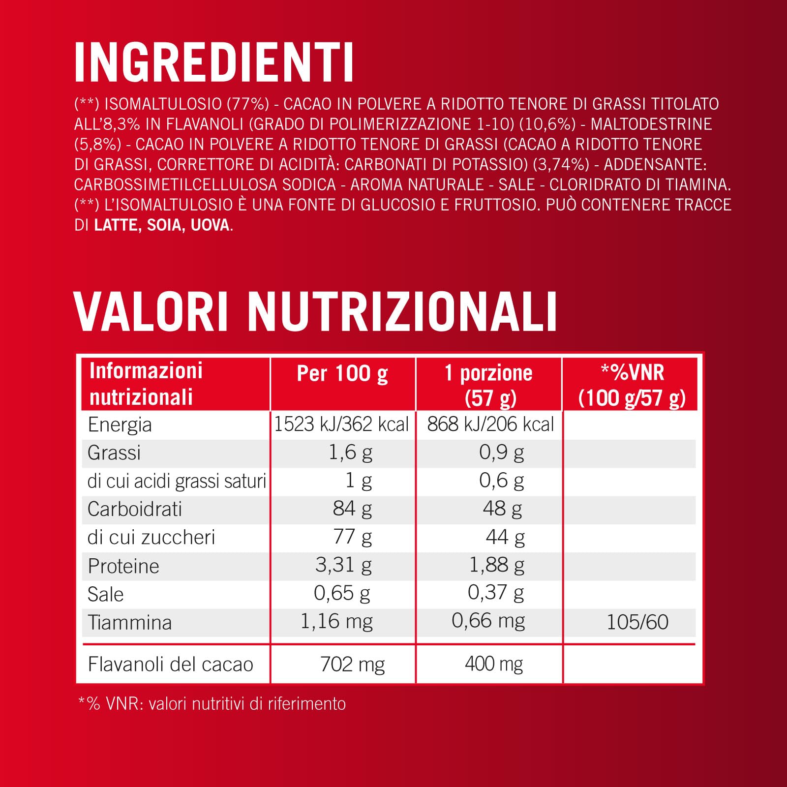 Enervit Carbo Flow Integratore Energetico Pre-Gara o Allenamento Intenso, con Isomaltulosio e Flavanoli del Cacao per Favorire una Performance Sportiva Ottimale, Vegan, Barattolo da 400g