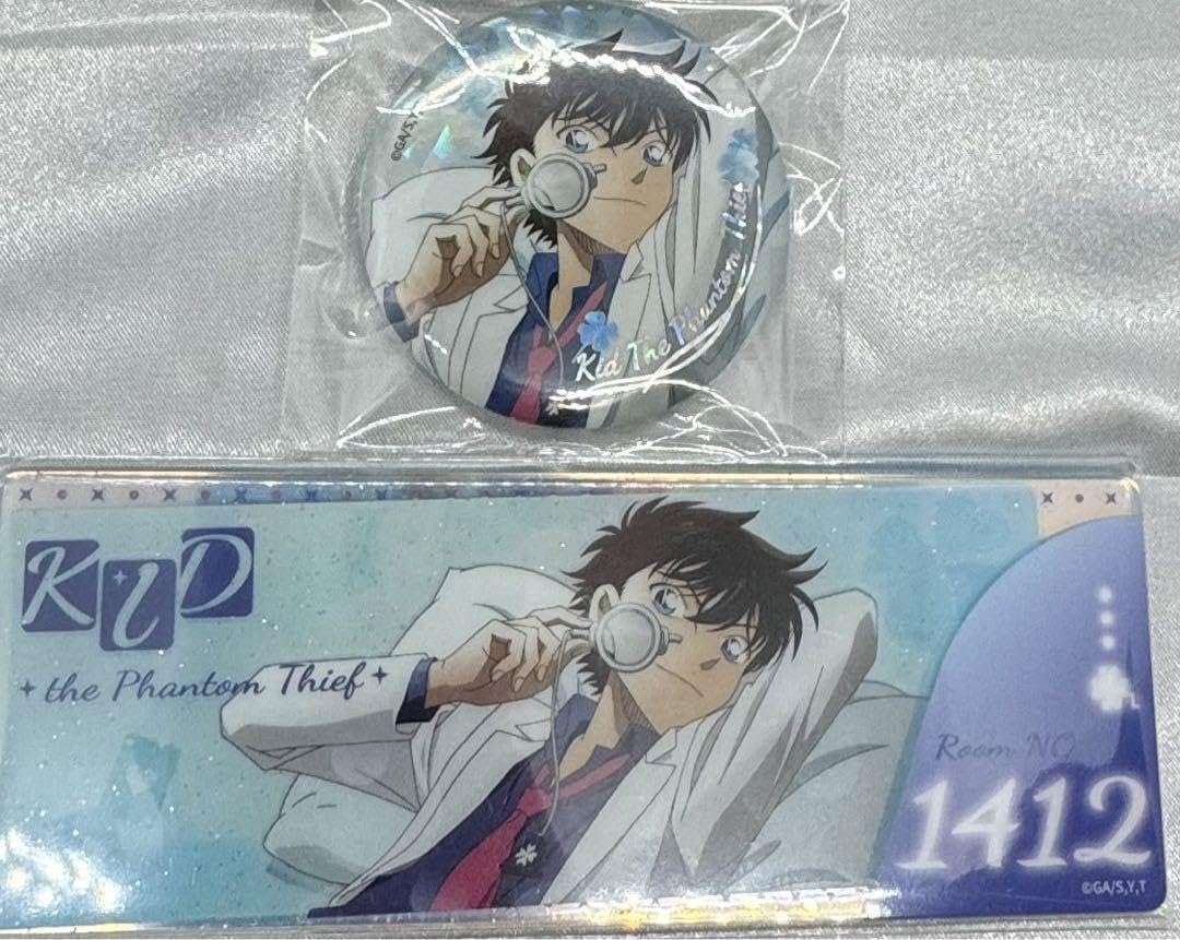 名探偵コナン 怪盗キッド 寝そべり 中国 缶バッジ