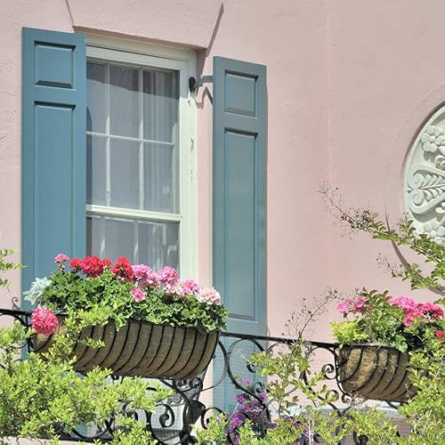 Miniatura 3 de Paquete de 2 macetas de fibra de coco de repuesto para macetas, maceta de coco de media luna de 48 pulgadas para caja de ventanamaceta colgante,