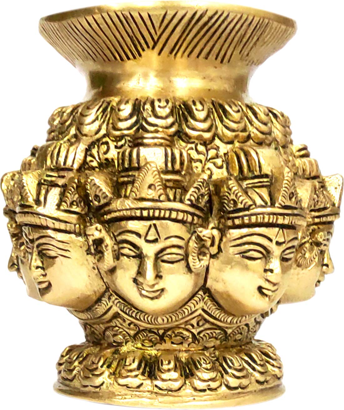 Vase en laiton Siva Kalash Aakrati | Sublimez votre intérieur