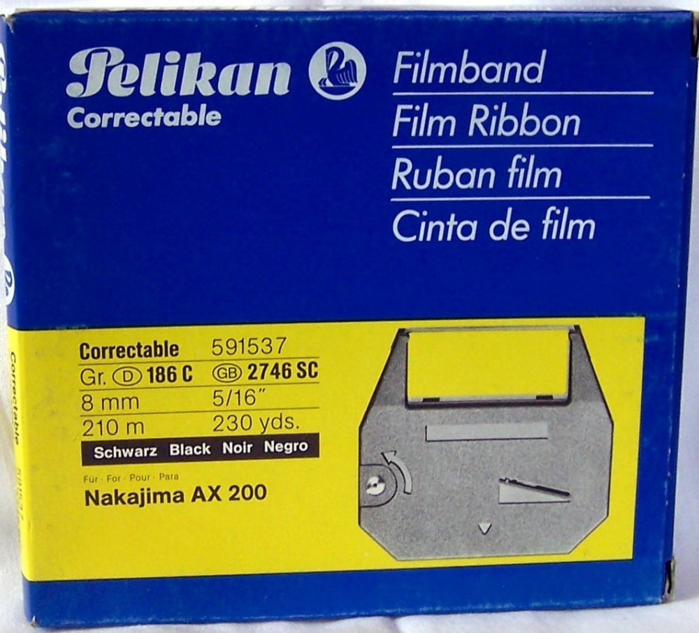 PELIKAN 591537 Filmband schwarz Größe 186C (Correctable)