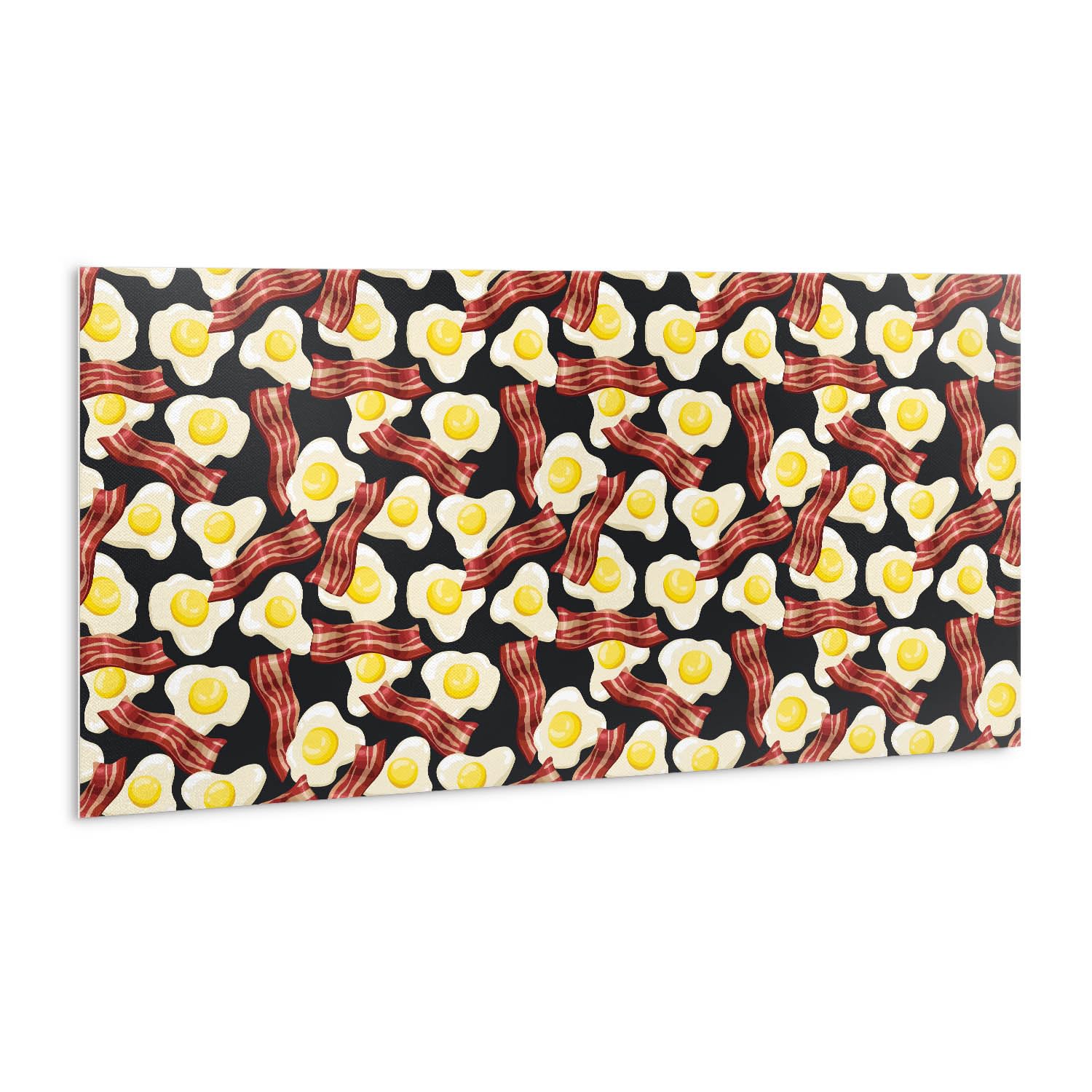 Autocollants PVC Tulup 100x50cm pour cuisine et salle de bains motif bacon et oeufs
