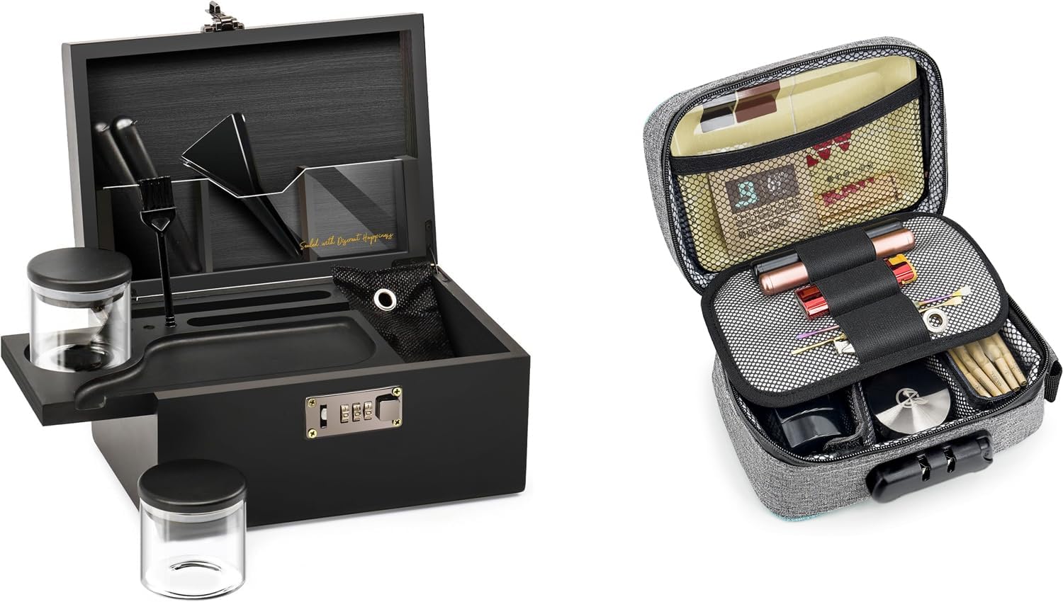 OZCHIN Christmas Gifts Set Stash Box and Smell Proof Bag