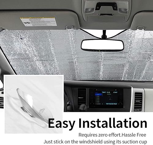 Miniatura 6 de Goldendoodle - Parasol para parabrisas ligero y estético, bloquea la luz solar y el calor, mantiene tu vehículo fresco y libre de daños, fácil de