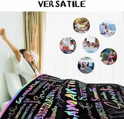 Miniatura 89 de Manta personalizada para bebés, niñas y niños con nombre, mantas personalizadas para niños, manta de bebé personalizada con nombre, artículos