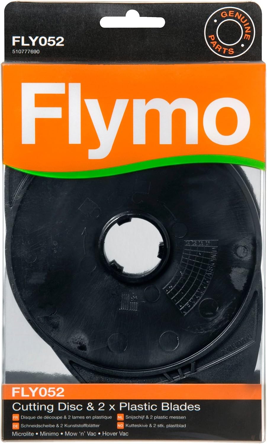 Flymo FLY052 Replacement Cutting Disc with 2 Blades for Microlite, Mow