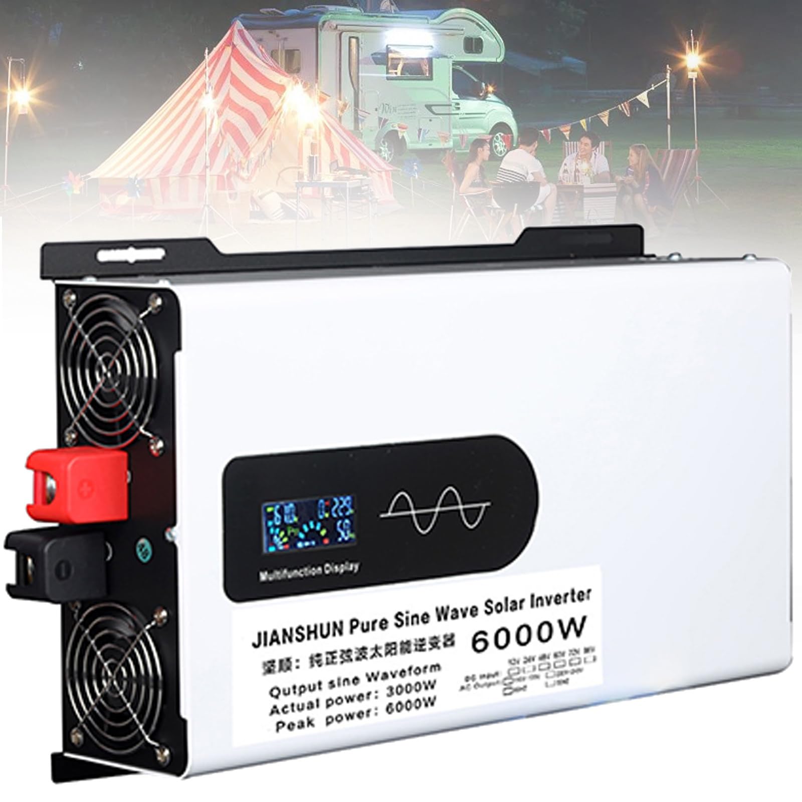 Convertisseur Pur Sinus 12V 220V pour autonomie en camping-car
