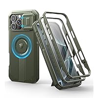 Dexnor Cover Magnetica per iPhone 16 Pro Max con Copertura Della Fotocamera Scorrevole