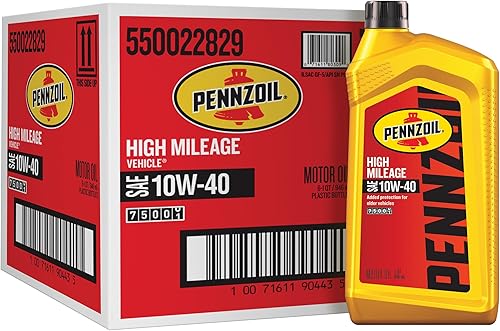 Miniatura 7 de Pennzoil - Aceite de motor para alto kilometraje High Mileage 5W-20, 5 cuartos de galón, (caja de 3)