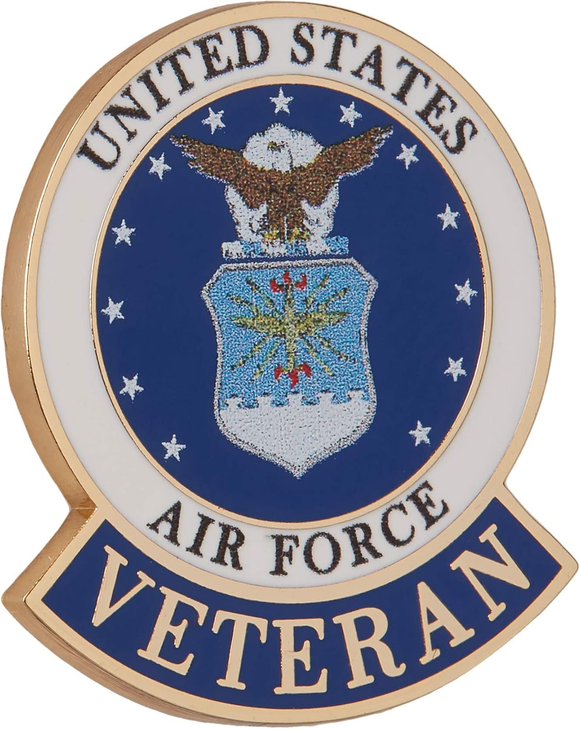 EagleEmblems United States Air Force Veteran Logo Emblem Lapel / Hat Pin