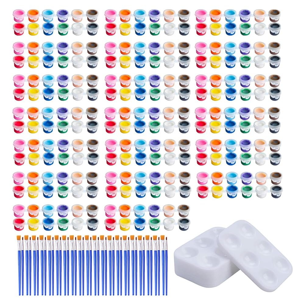 Mini Set di Colori Acrilici, Strisce di Colori Acrilici per Bambini e Adulti, Ideali Come Regali In Classe per Feste di Compleanno A Casa