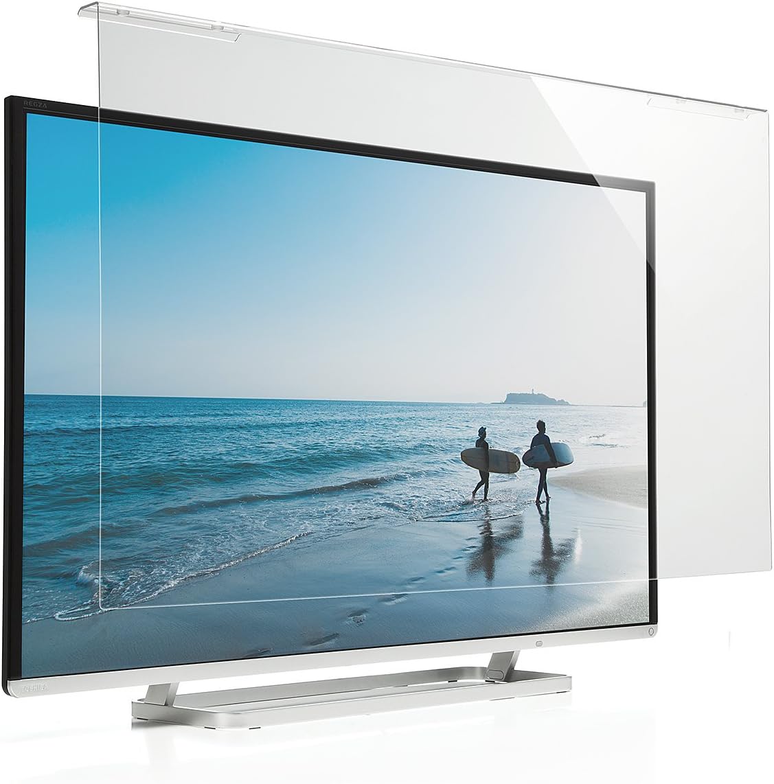 デュエット オフホワイト F8号 油彩額縁 アクリル板仕様 Arte Mondo