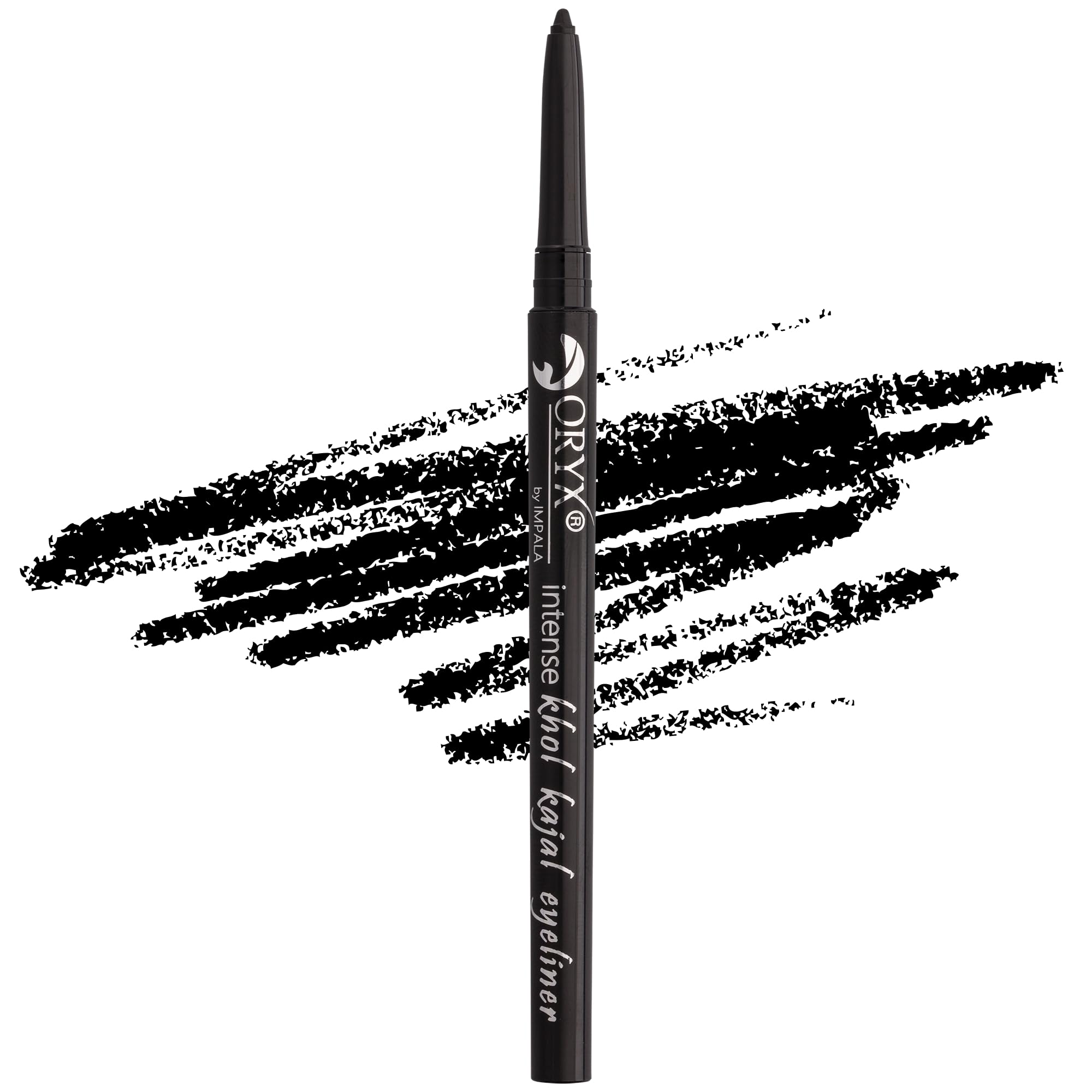 Oryx Khol Kajal Eye Pencil Black Ink 06 | Waterproof Eyeliner | Precise Finish Eye Liner | Creamy and Easy to Apply | Intense, Long-Lasting, and Water-Resistant Color
