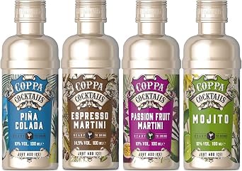 Premium Ready-to-Drink Mini Coppa Cocktails Pack of 4