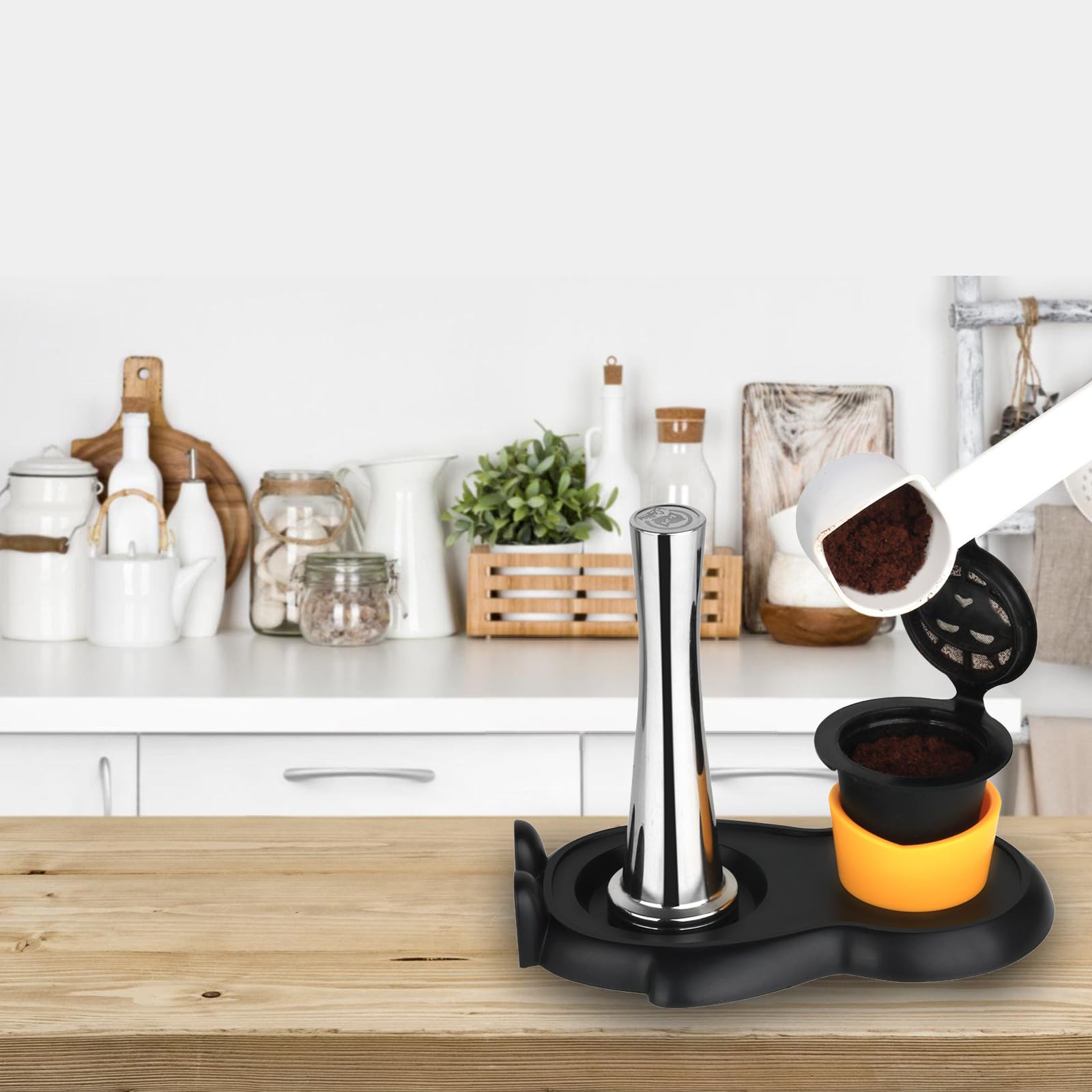 Cápsula de café de acero inoxidable Martillo Set básico cápsulas de café rellenables Accesorios para cafetera El mantenimiento de la máquina