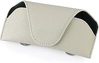 Vista 11 de Soporte para lentes de sol para visera de automóvil, clip de cuero para lentes de automóvil, accesorios para visera, soporte para lentes, 02-Beige