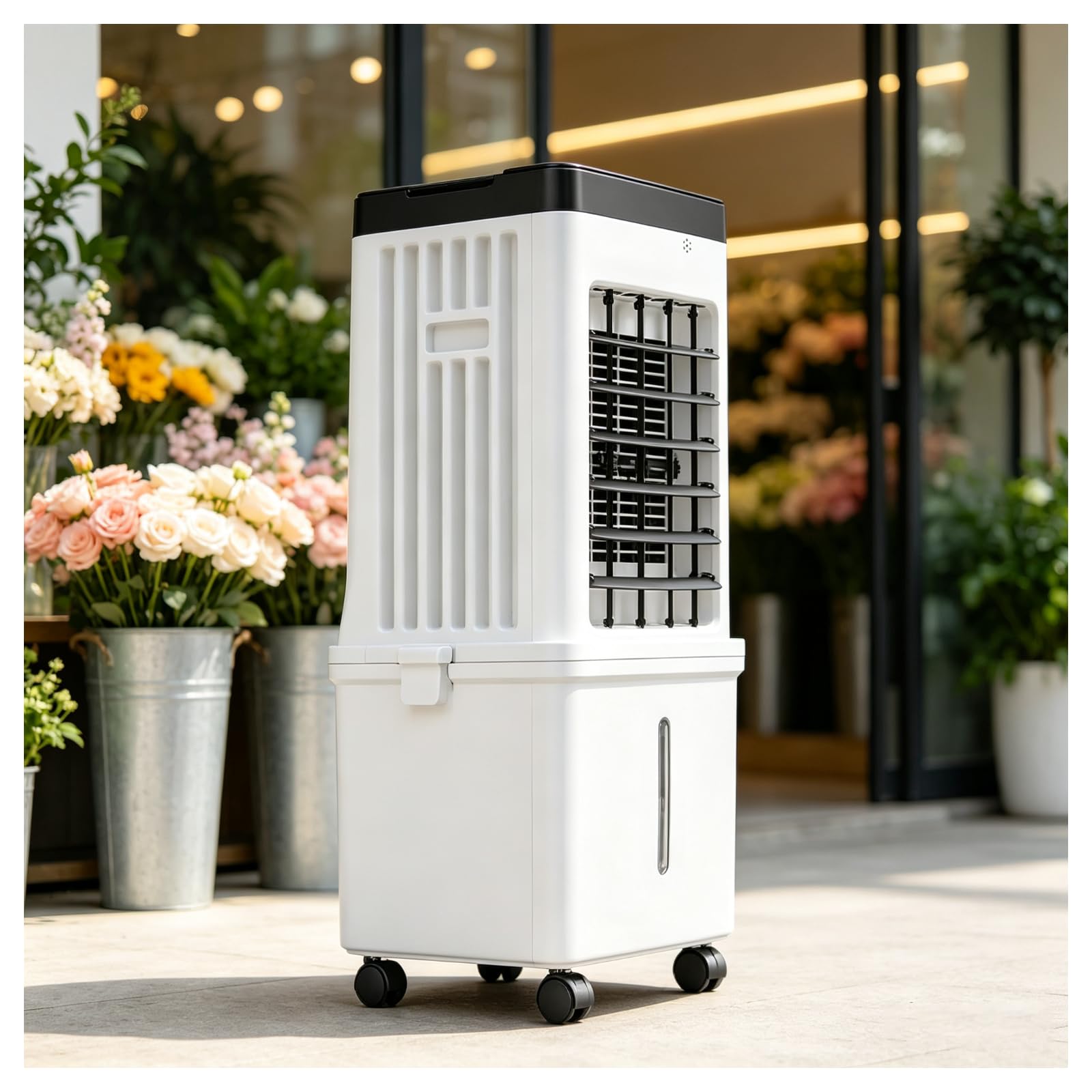 Evaporative Cooler for Bedroom – 15L Portable Air Cooler with 3 Speeds