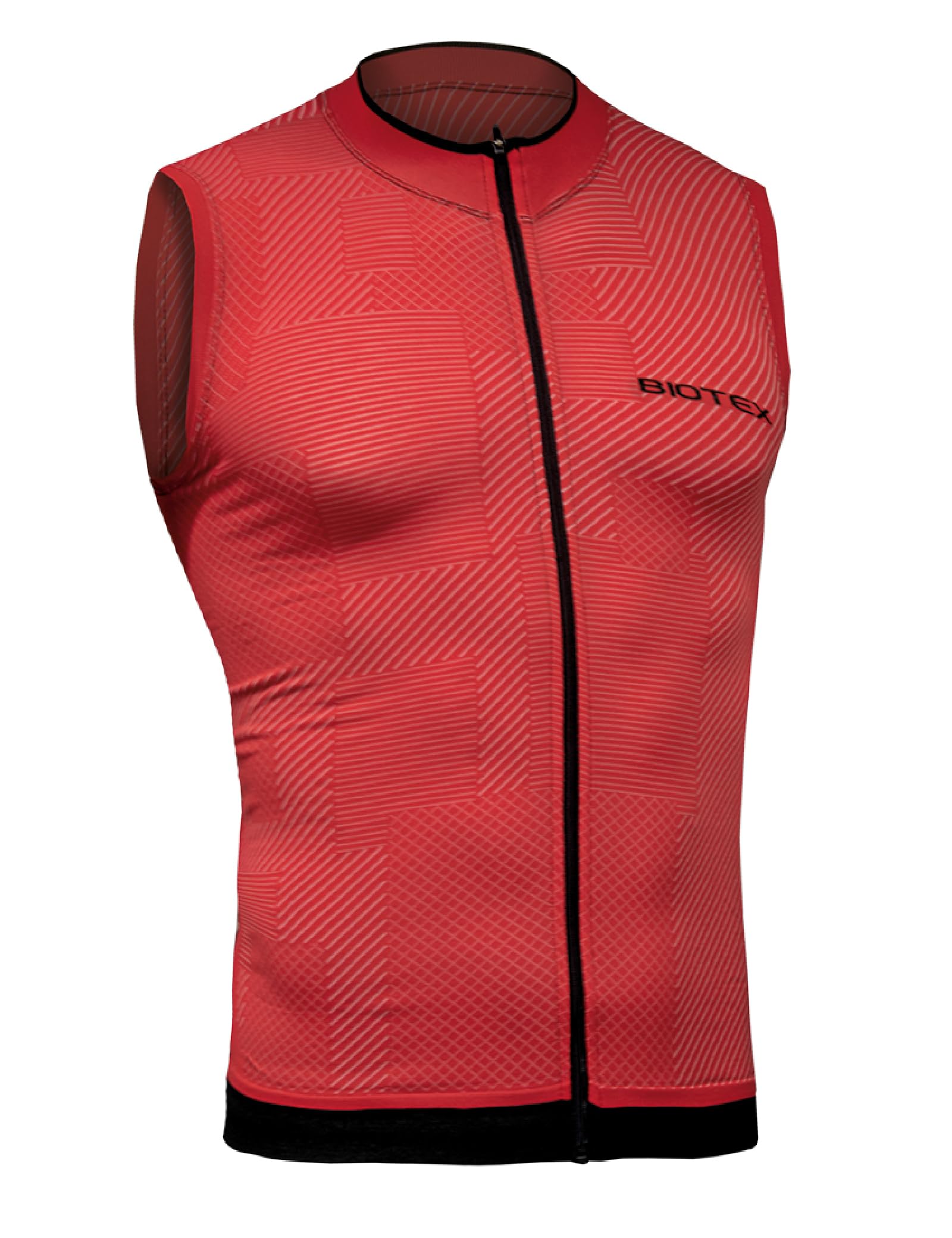 BIOTEX Smanicato Soffio Unisex per Ciclismo e Running, Gilet Leggero e Traspirante con Tasche Posteriori, Senza Cuciture