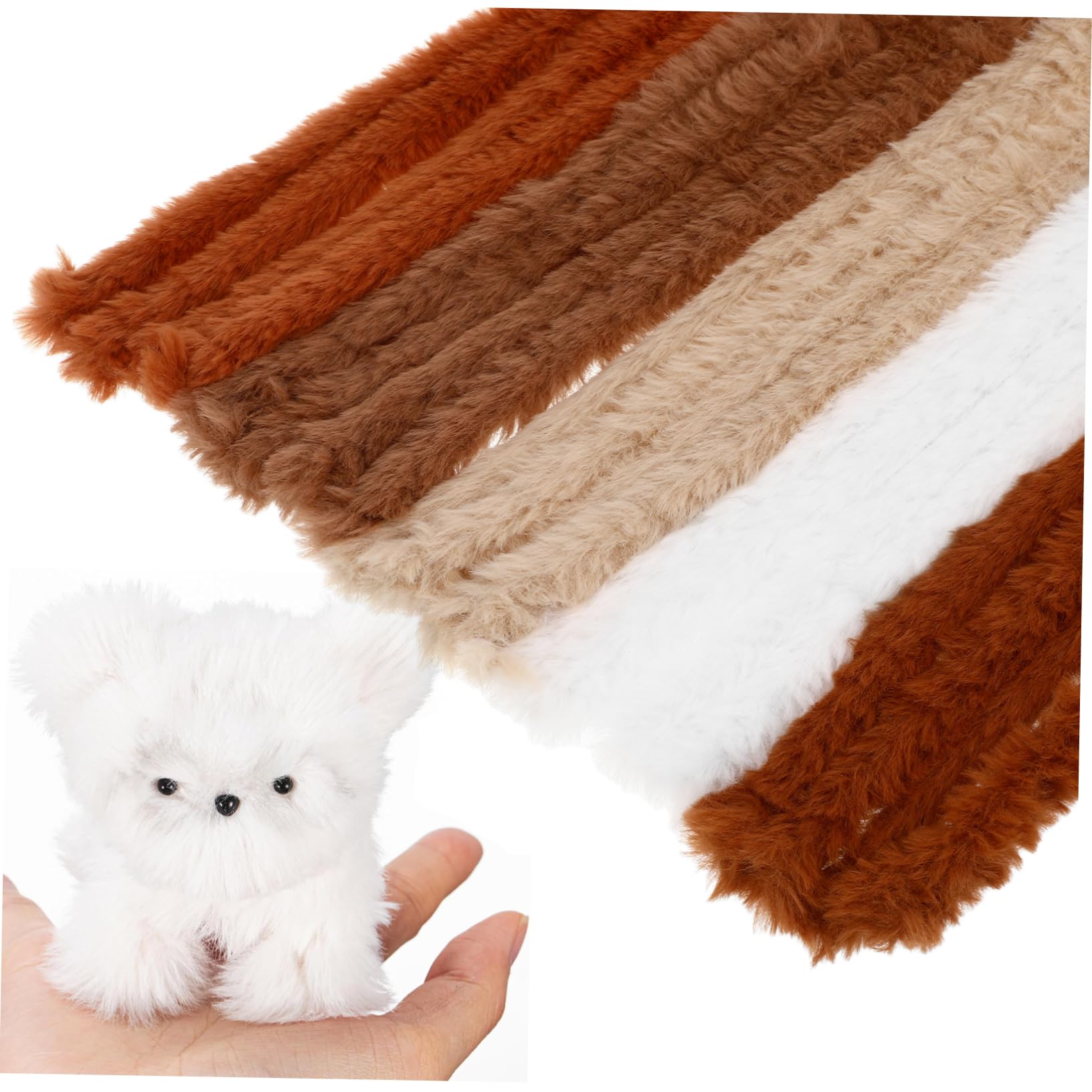 KOMBIUDA DIY Twisted Rods 10pcs Chenille Stems Fuzzy Craft Sticks Versatile Pipe Cleaners for School Holiday Decorations