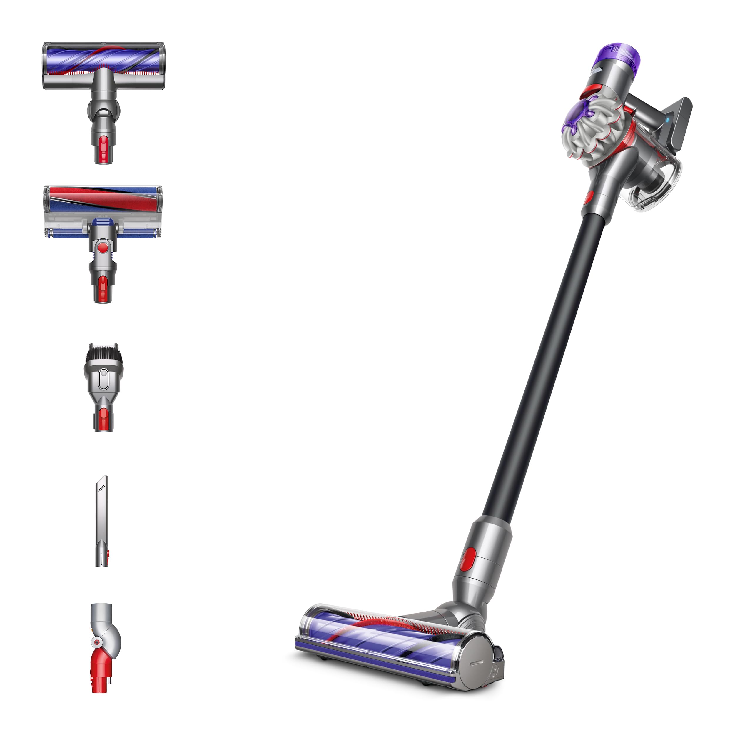Dyson V8 Total Clean Cordless Vacuum Cleaner, Portable Lightweight Stick Vacuum Cleaner, Black