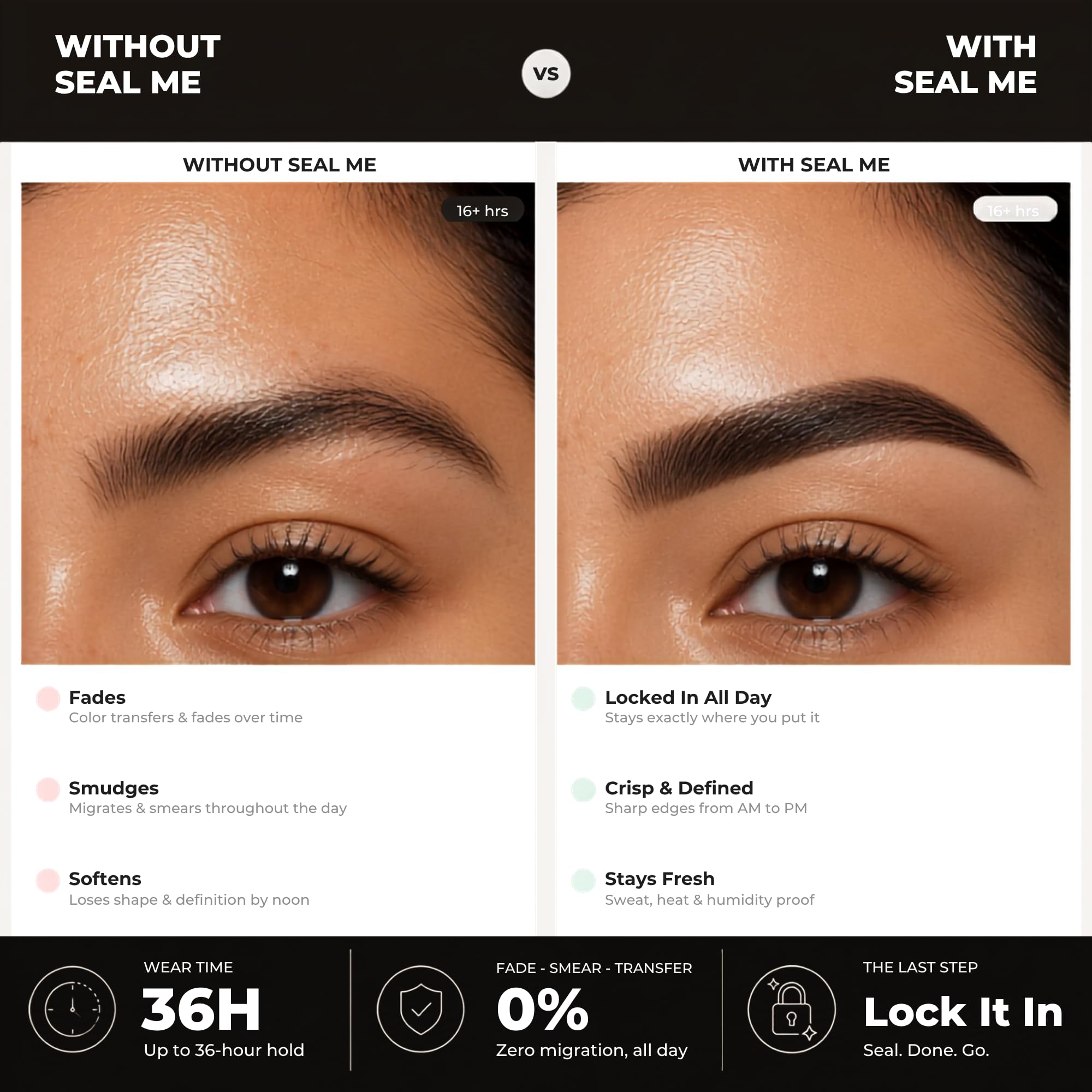 MADLUVV Seal Me Brow Sealer – 36-Hour Waterproof Brow Top Coat