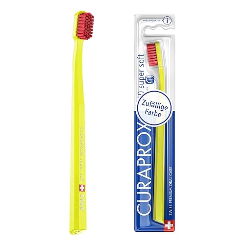 Curaprox CS 3960 Cepillo de dientes súper suave, cuidado de encías y dientes para adultos, filamentos Curen® súper suaves para una limpieza suave