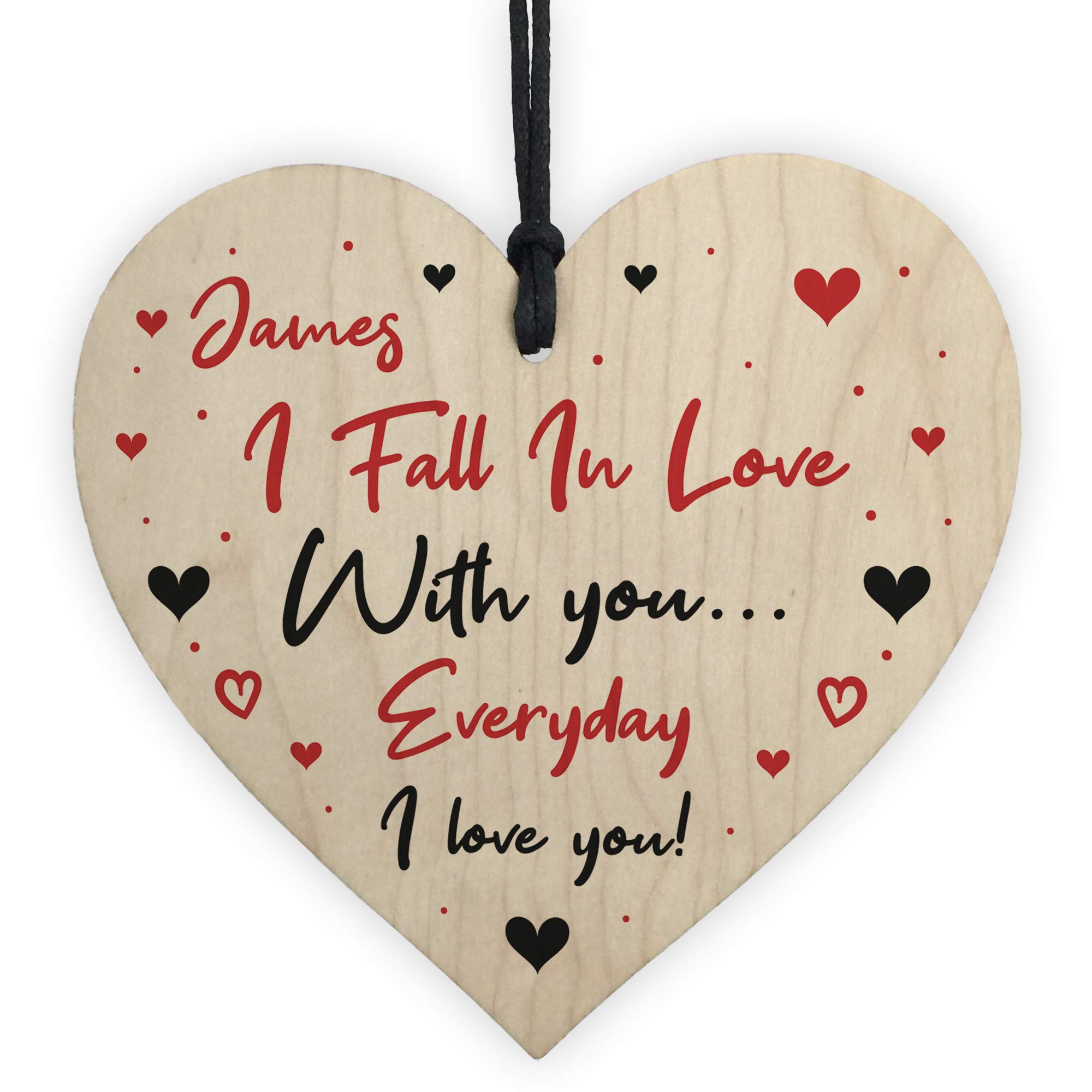 PERSONALISED Love For Boyfriend Girlfriend Valentines Anniversary For Him Her