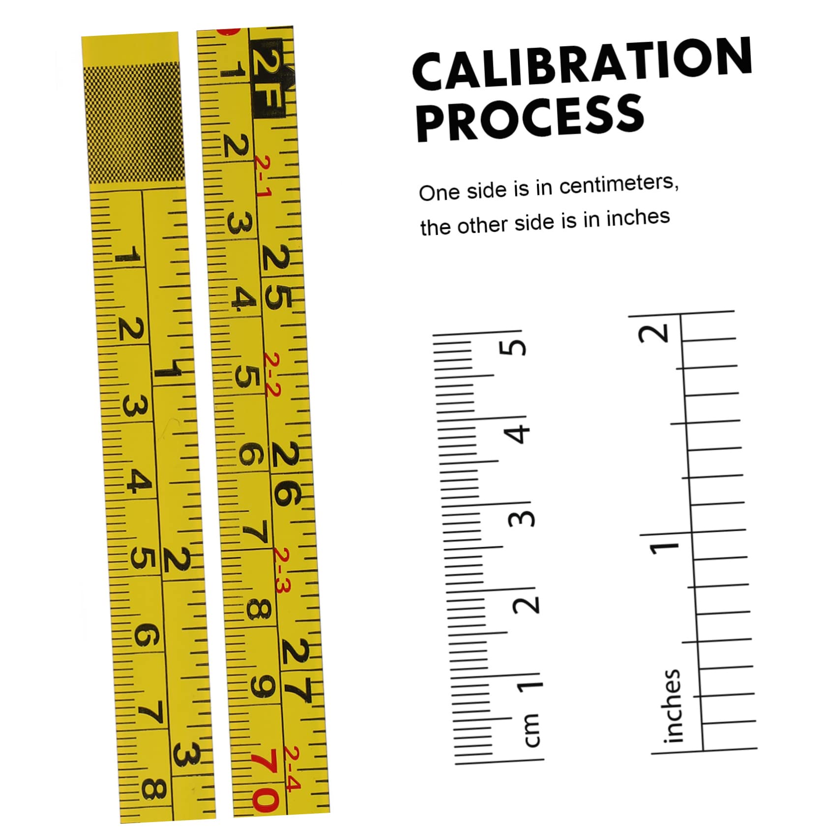 Hemobllo 9piezas Cinta Métrica Autoadhesiva Escalas Imperiales y Métricas Regla Flexible De Carbono Para Mesas De Trabajo Para Carpinteros y Manualidades
