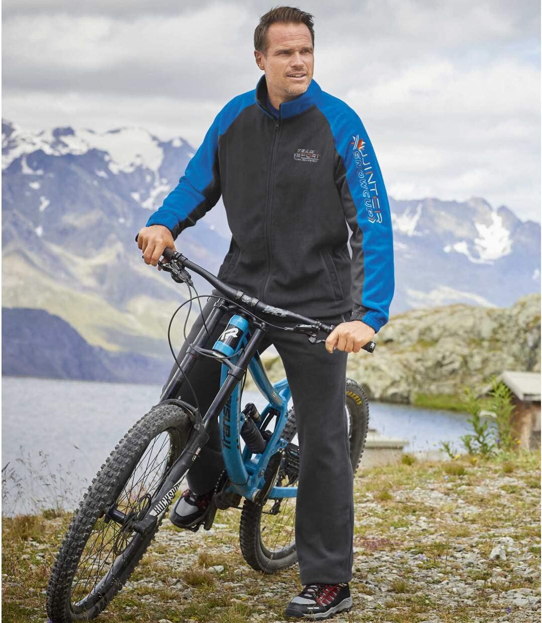 ATLAS FOR MEN - Tuta da Jogging in Pile da Uomo - Disponibile nelle Taglie Grandi