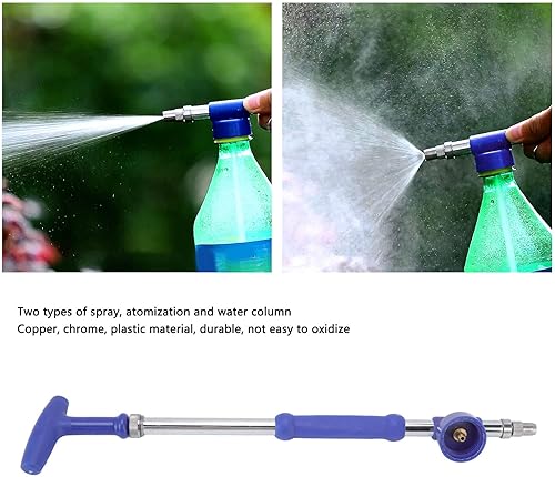 Miniatura 6 de TOPINCN Rociador manual de jardín, cabezal de riego, varita de riego, botella de bebida, boquilla de cabeza, pulverizador de atomización a presión