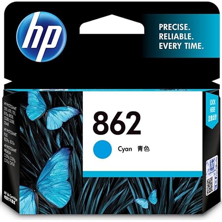 HP 862 Ink Cartridge, Cyan 