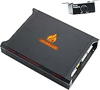 Vista 1 de Audiobank AB1400.4 Amplificador de altavoz estéreo de audio para automóvil de 4 canales de 1400 vatios 2 ohmios clase A/B con control de bajos