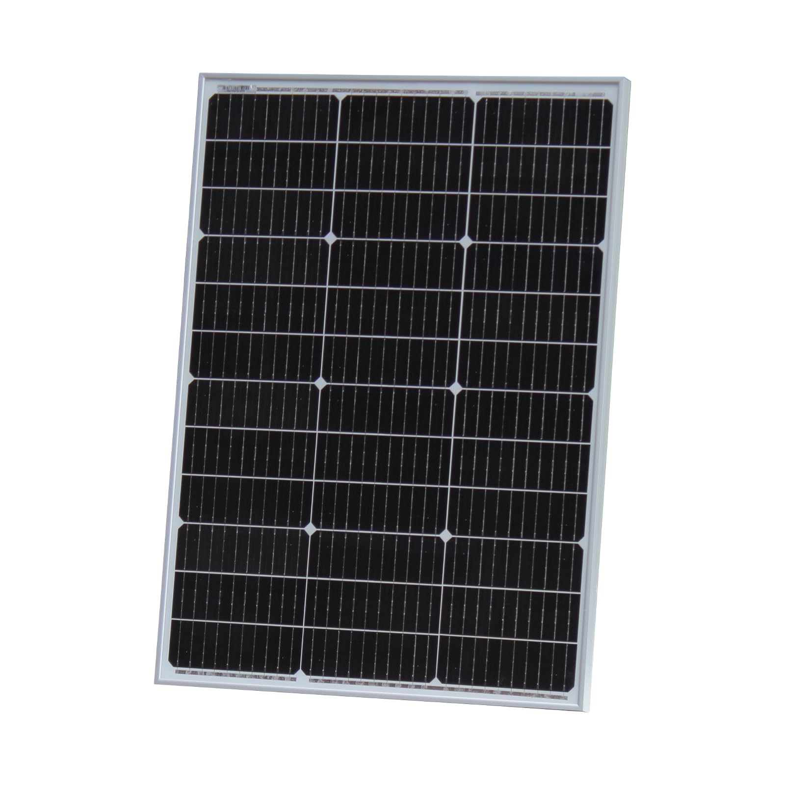 Photonic Universe Black 80W 12V Solar Panel With 90Cm Cable
