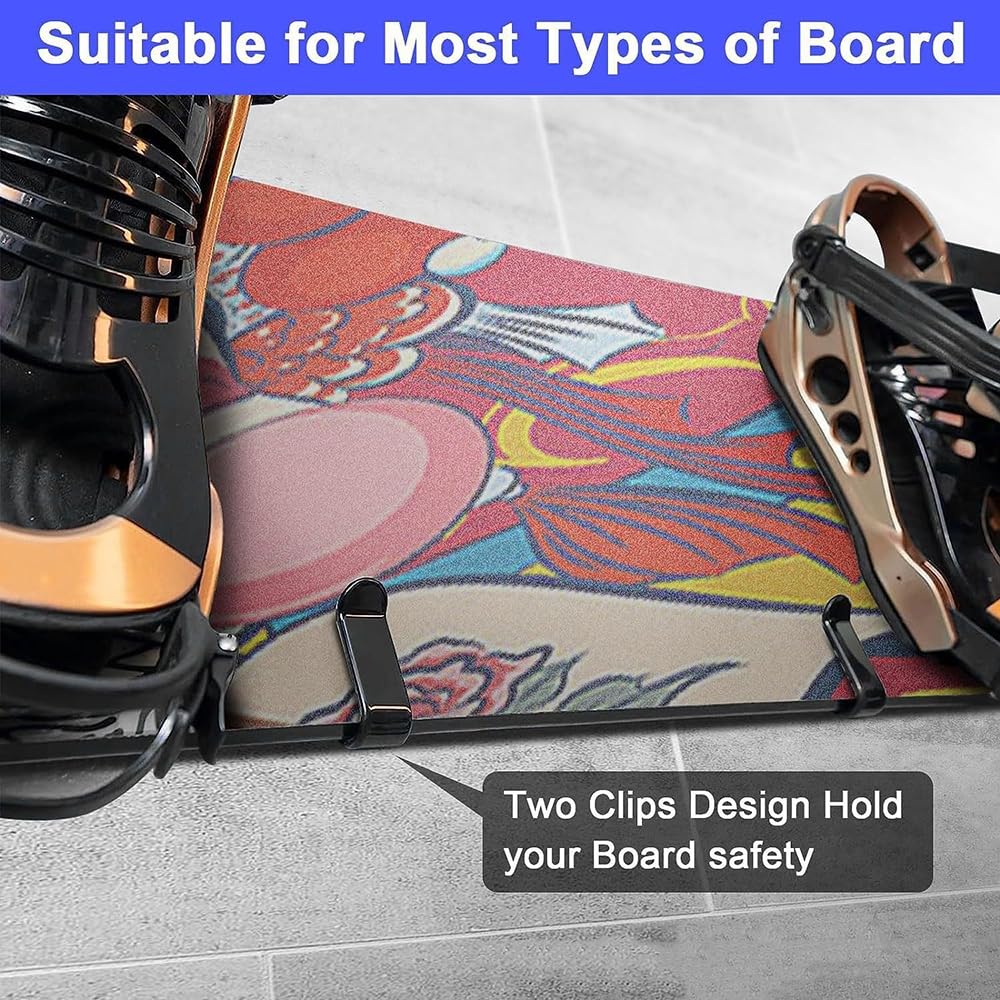 Supporto Da Parete Per Snowboard - 2 Pezzi, Design Salvaspazio, Per Casa E Garage - Foto 2