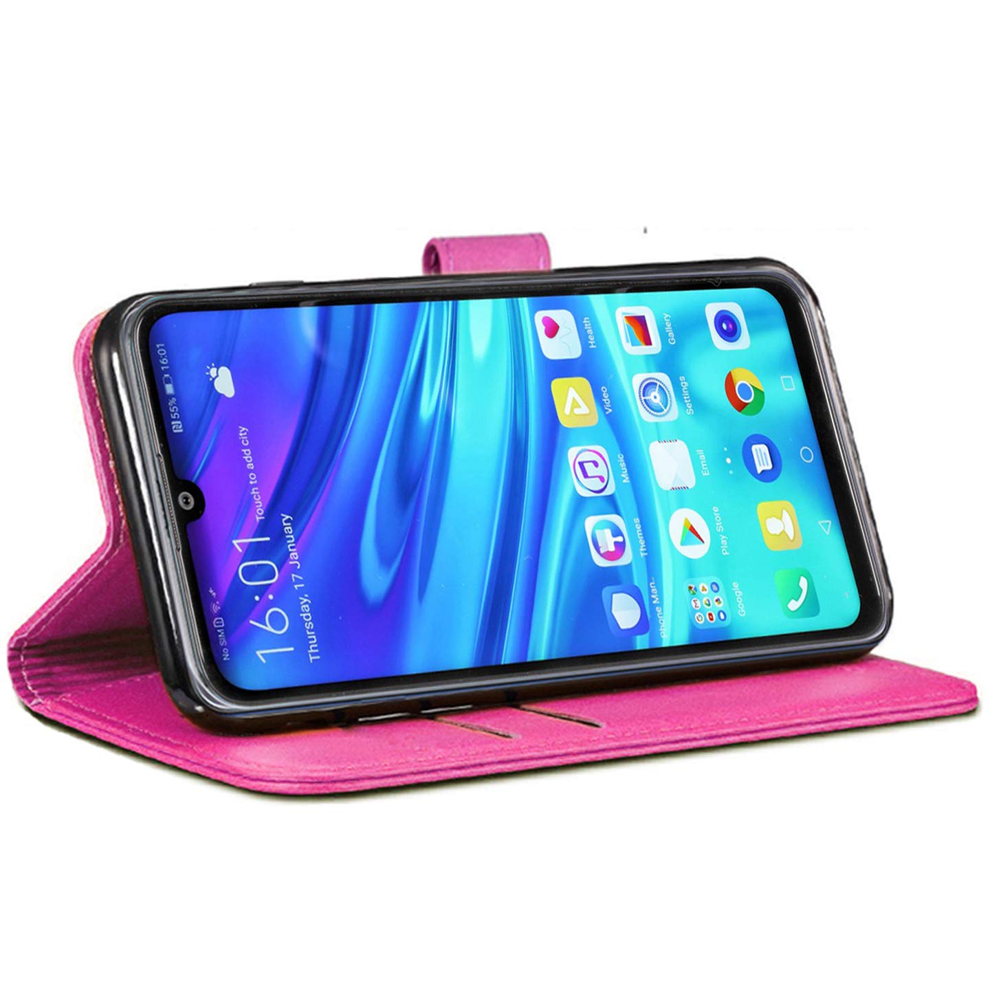Coque Huawei P Smart 2019/Honor 10 Lite Mandala Magnétique Flip