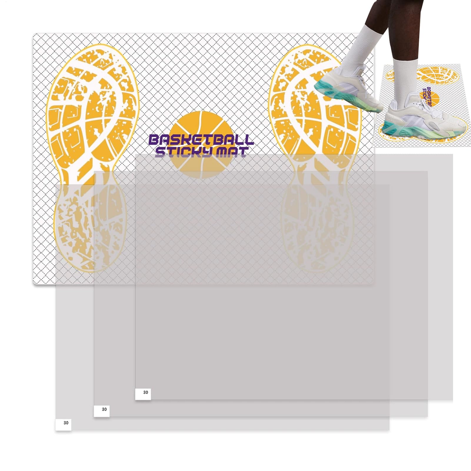 Tapis antidérapant pour chaussures de basket-ball lors de vos matchs
