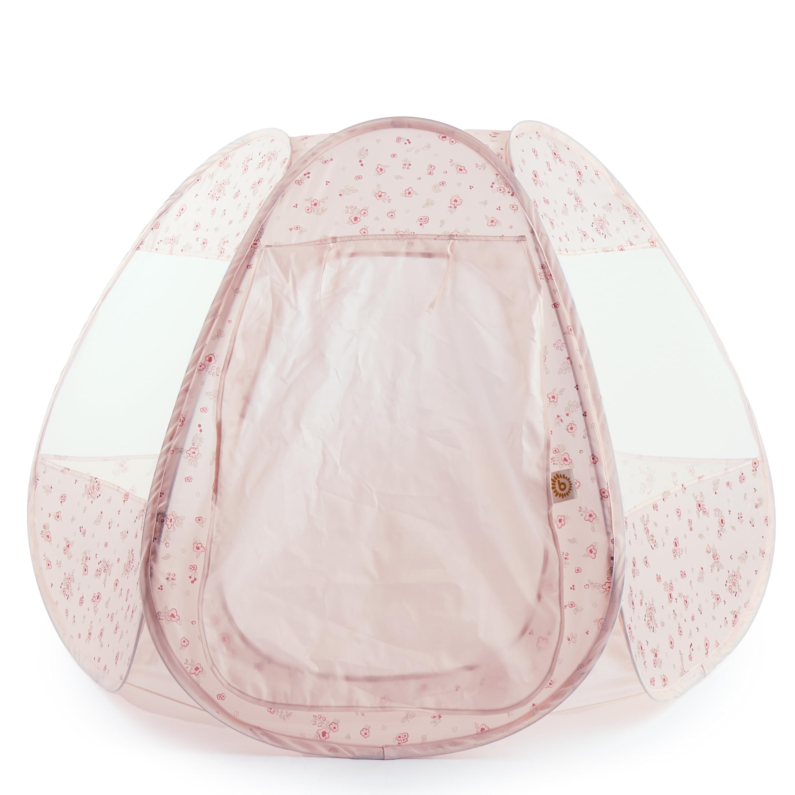 Bieco Namiot dziecięcy i basen z piłkami Pop up Dreamy Flowers z 50 piłkami | Namiot księżniczki dla dzieci | Namiot do zabawy dla dziewczynek