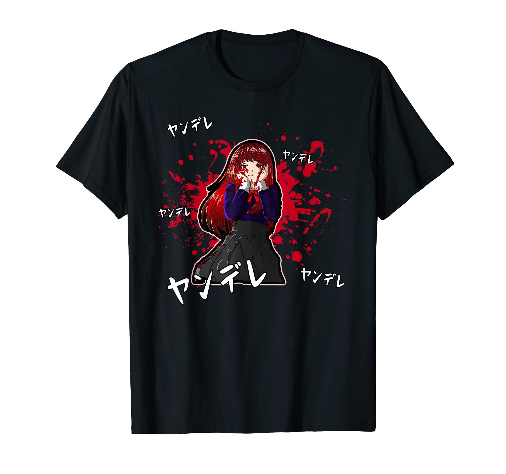 Anime Merchandise Cosplay Weeb Gifts Co.Anime Yandere Girl Otaku Senpai Kawaii Cosplay T-Shirt