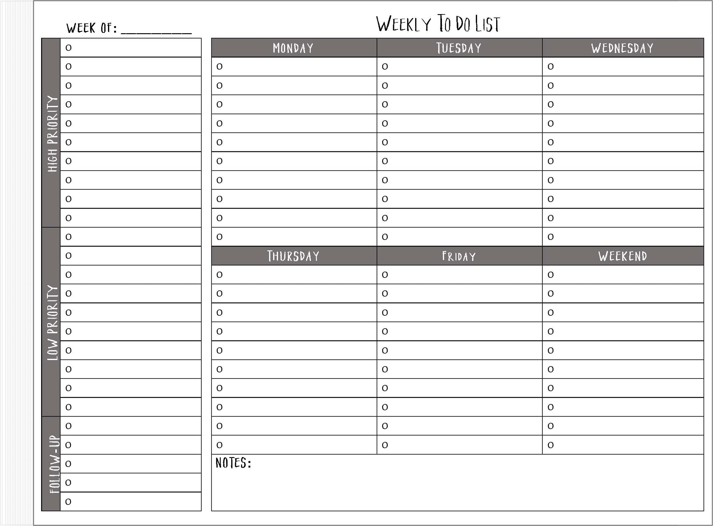 6 Carnets To Do List 60 Pages - Bloc Notes Organisation Quotidienne - Non Daté - Belle Vous