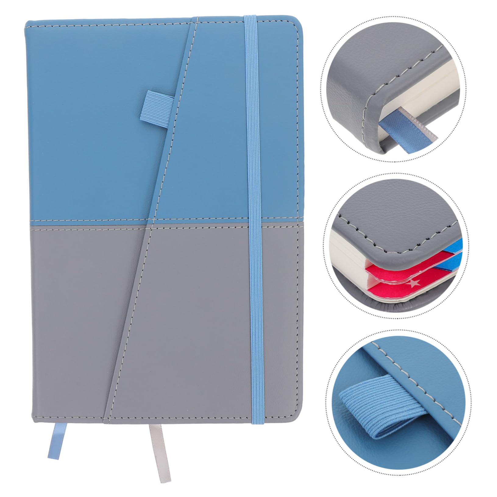 Carnet de Mots de Passe en Pu et Papier avec Onglets Alphabétiques Design Simple et Pratique Bloc-notes Multifonction pour Enregistrer Mot de Passe Format A5