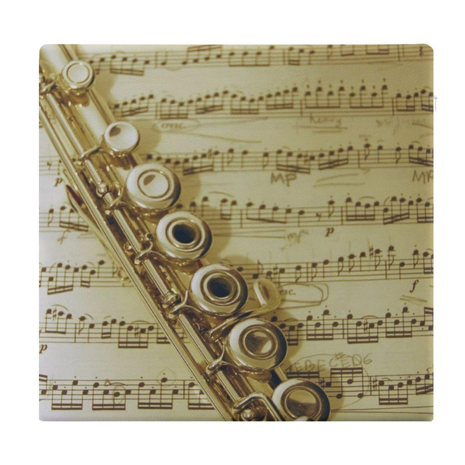 Coussin de siège mémoire de forme Flute Music soulageant et lavable