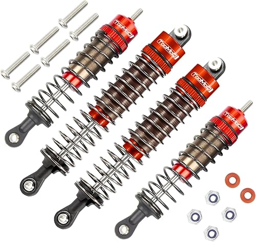 TOOMOD Amortiguador de amortiguador de choques de aceite de coche RC para Tamiya Grasshopper 2 Super Hornet piezas de actualización de repuesto