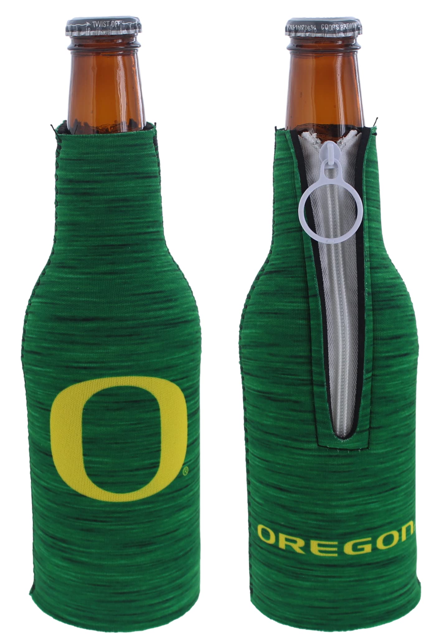 Kolder College Team Logo 2-Sided Insulated Neoprene Zipper Bottle Holder Suit Cooler 2-Pack Set