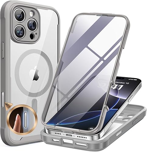 Miniatura 134 de Miracase Funda para iPhone SE de 3ª/2ª generación 2022 2020 de cuerpo completo con protector de pantalla de vidrio integrado, resistente protección