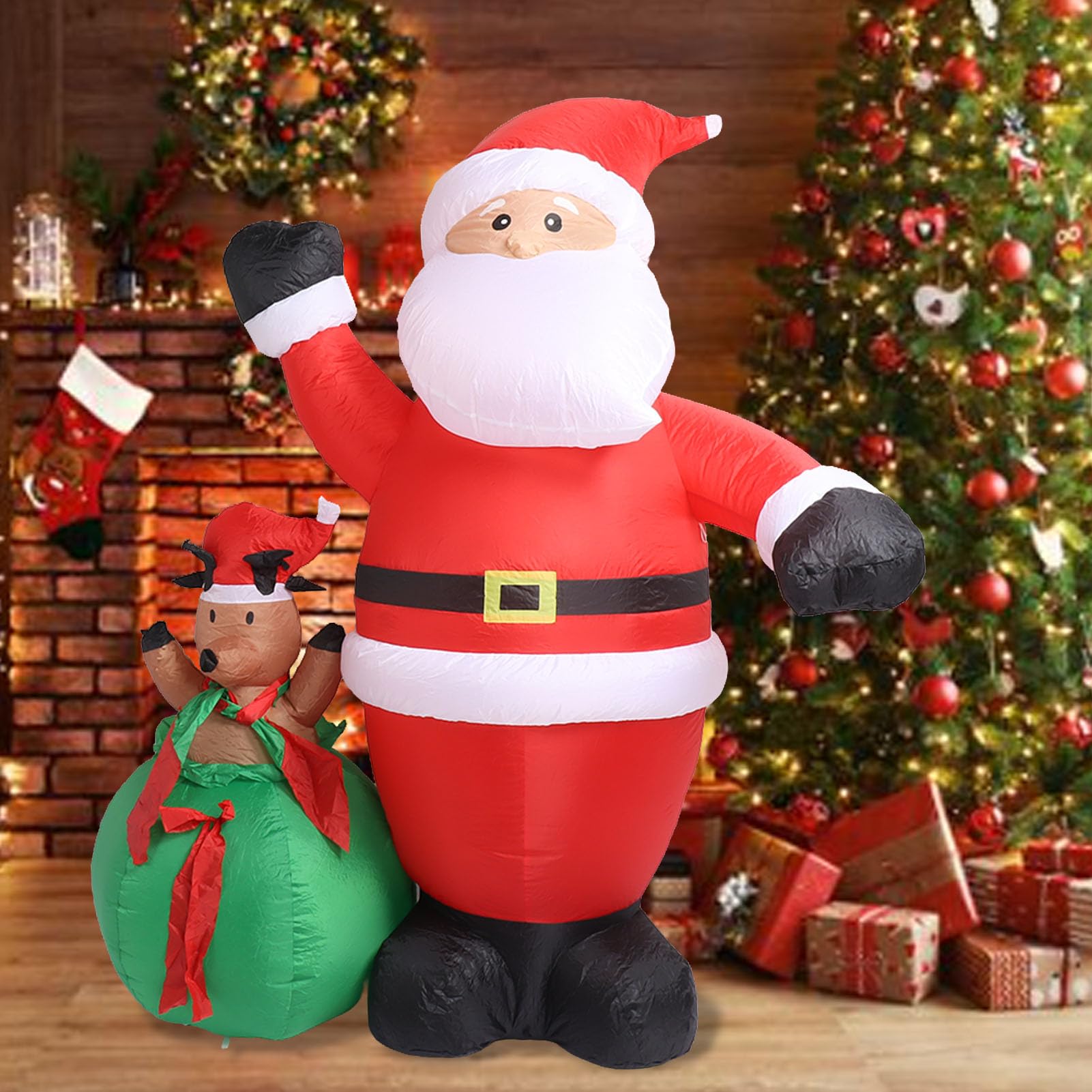 Amazon.co.jp: 1.9m / 6.2フィート クリスマスインフレータブル